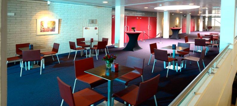 ontvangst, pauze en borrels bij evenementen in de Wilmersbergzaal,