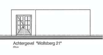 Ruimtelijke onderbouwing Wolfsberg 19-21 Asten Figuur 7: Achtergevel