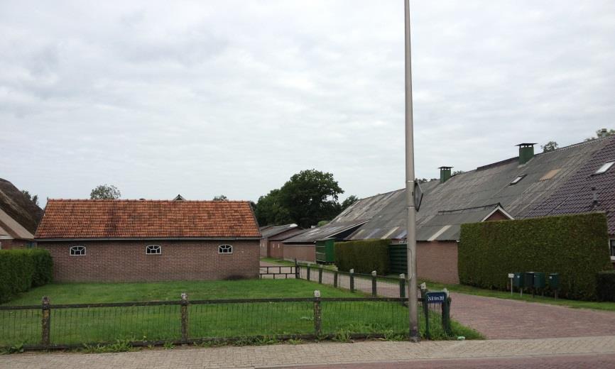 OMVORMING ERF VEEHOUDERIJ GEMEENTEWEG