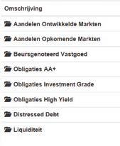 Persoon Laatste inlog 4-8-2017 14:37:13 Uitloggen» Uw rekening PORTEFEUILLEOVERZICHT Mijn gegevens Overzicht Wachtwoord wijzigen Wijziging doorgeven Opdrachten Bijstorten Verkoopoverdracht Profiel