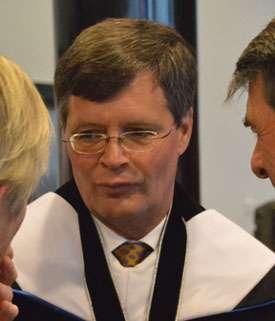 Oud- premier Jan Peter Balkenende, de coördinator van het College van Laureaten.