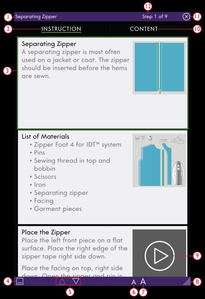 Project Viewer Als u een project heeft geselecteerd, wordt er een Project Viewer geopend. De Viewer kan worden geminimaliseerd of gesloten door op het pictogram Sluiten of Minimaliseren te drukken.