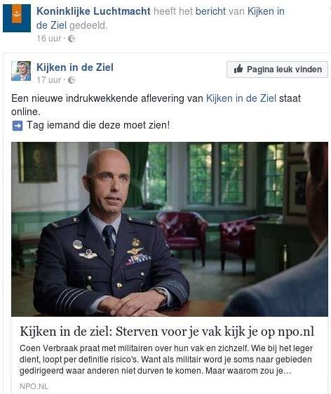 3 Samenvatting social media Topper van de week volg ons op twitter: @Kon_Luchtmacht en