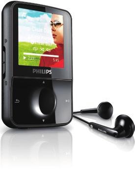 2 Uw nieuwe GoGear Vibe Snelstartgids Philips GoGear audio player Quick start guide Met de GoGear Vibe kunt u MP3- en WMA-bestanden afspelen videobestanden weergeven naar FM-radio luisteren opnamen