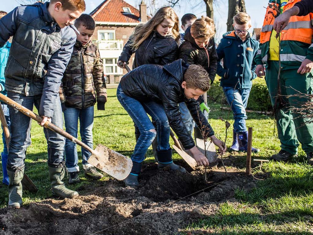 Project Nationale boomfeestdag Jaarlijks doet de gemeente Geertruidenberg mee met de Nationale Boomfeestdag.