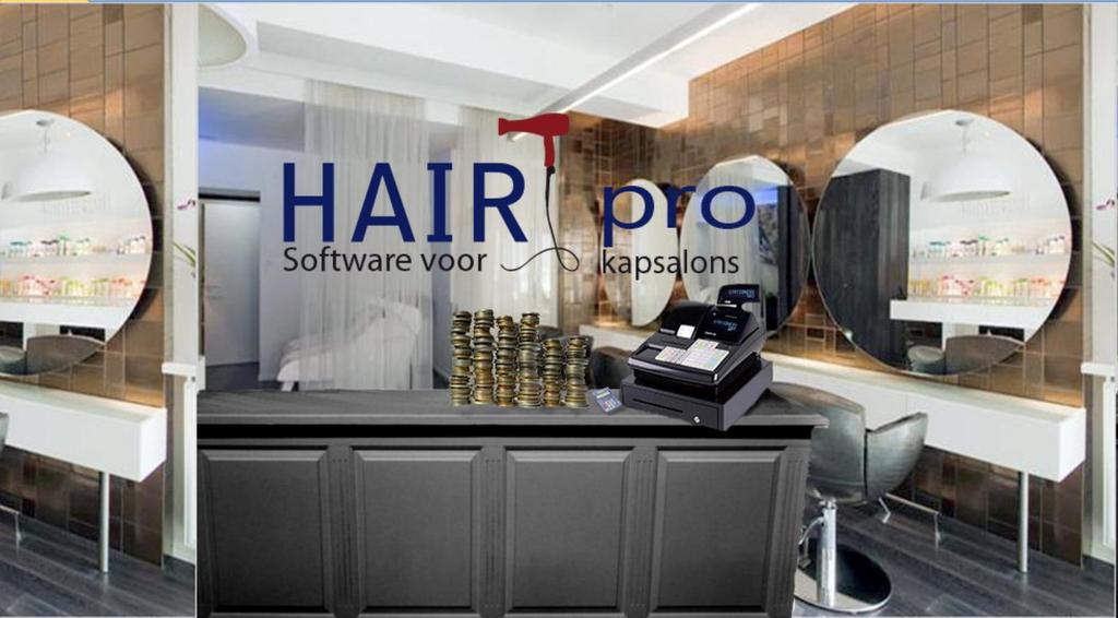 is een basis software voor kapsalons. HairPro bevat alle nodige elementen om op administratief vlak, onmiddellijk te kunnen starten.
