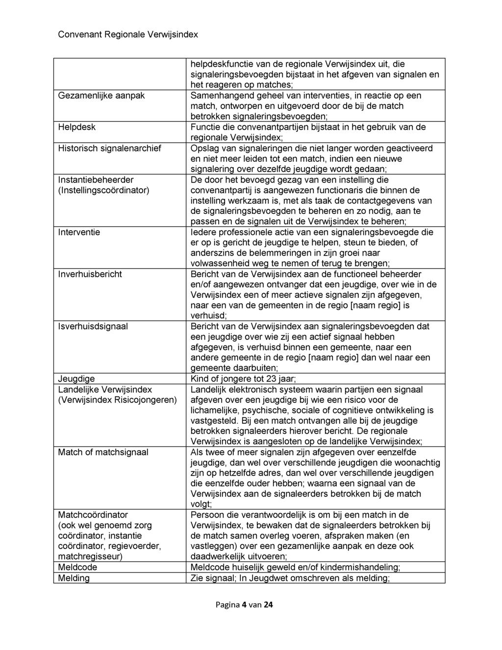 Gezamenlijke aanpak Helpdesk Historisch signalenarchief Instantiebeheerder (Instellingscoördinator) Interventie Inverhuisbericht Isverhuisdsignaal Jeugdige Landelijke Verwijsindex (Verwijsindex