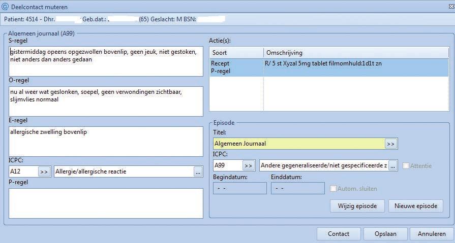 Dat is zeker handig voor contacten die vóór de invoering van het ADEPD-registreren in het Algemeen Journaal waren verdwenen.