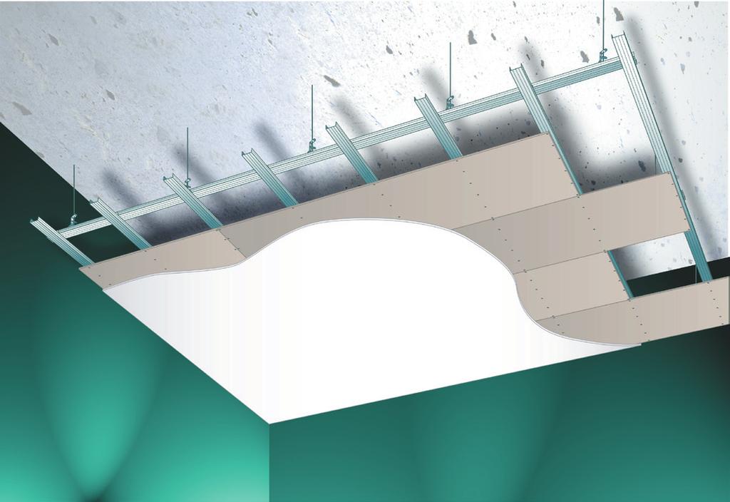 Geluidsabsorberende plafonds Plafondbekledinen Plafonds met een eien esthetisch aspect, ekoppeld aan een uitmuntende akoestische absorptie, worden moelijk met eperforeerde platen.