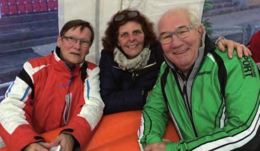 Kees Verkerk, die tegenwoordig in Noorwegen woont en werkt, was even in Rotterdam op bezoek bij de Schaatsvereniging Rotterdam, die vijftig jaar bestaat.