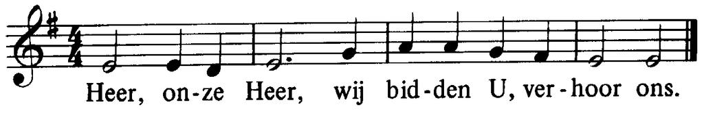 OVERWEGING STILTE voor persoonlijke overweging ORGELSPEL: De avond na Hemelvaart, P. Benoit LIED:: De wereld is van Hem vervuld LB 825: 1, 6, 7, 8 1.