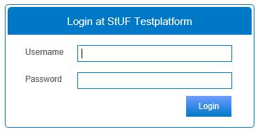 2 Gebruik maken van het StUF Testplatform 2.1 Inloggen op het StUF Testplatform U kunt het StUF Testplatform vinden op www.stuftestplatform.nl. Uiterst rechts vindt u een knop Login.