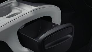achterzijde van de bestuurders- en voorpassagiersstoel > > Rugleuning verstelbaar met one-touchfunctie voor de bestuurder en voorpassagier > > Leeslampje voor de bestuurder en voorpassagier > >