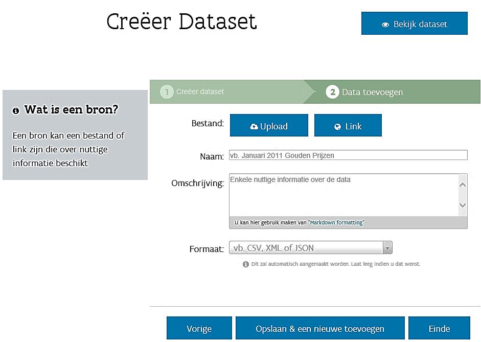 Vlaams Open Data Portaal beheer