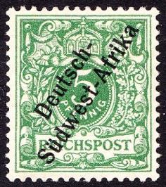 onder Duitse Postadministratie vanaf 7 juli 1888.