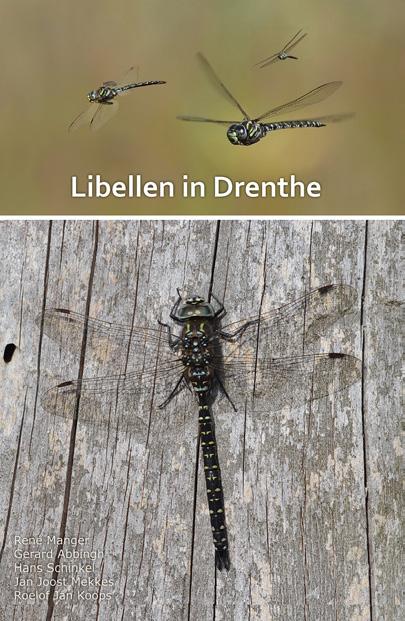 Recensies Libellen in Drenthe. René Manger, Gerard Abbingh, Hans Schinkel, Jan Joost Mekkes & Roelof Jan Koops 2014. Stichting Libellenwerkgroep Drenthe. 199 pagina s, A4, hardcover.