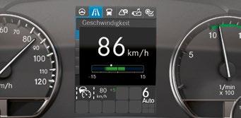 Setra biedt de chauffeur met Predictive Powertrain Control (PPC) een assistentiesysteem dat zich niet alleen op snelheid en remacties richt, maar ook ingrijpt op de automatische transmissie.