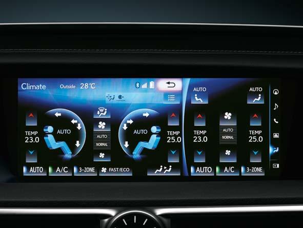 DE LEXUS GS HYBRID SERIE GEAVANCEERD AUTORIJDEN PURE ONTSPANNING BLIJF FRIS MET DE NANOE TECHNOLOGIE VAN DE CLIMATE CONTROL, TERWIJL U GENIET VAN HET MARK LEVINSON AUDIOSYSTEEM MET 17 LUIDSPREKERS.