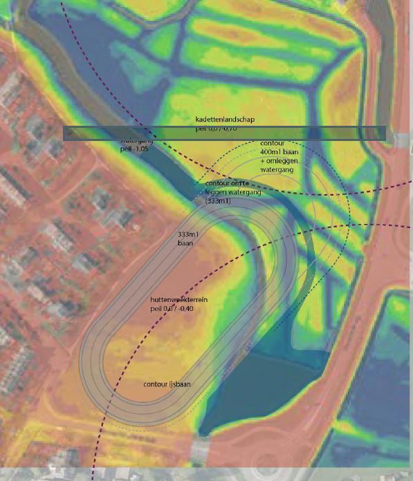 Overzicht natuurijsbanen Noord-Holland 160m? Volgens KNSB min.180m 80m?