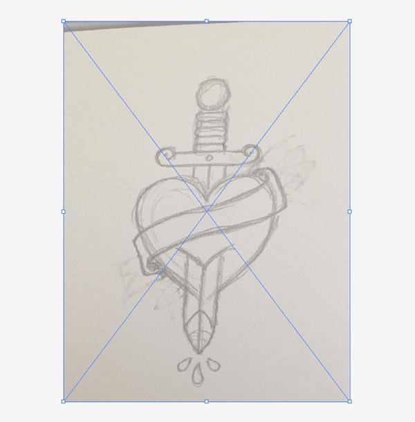 Een dolk door het hart is een klassiek tattoo symbool met zowel religieuze betekenissen als verenigingen met verraad of pijn door liefde.