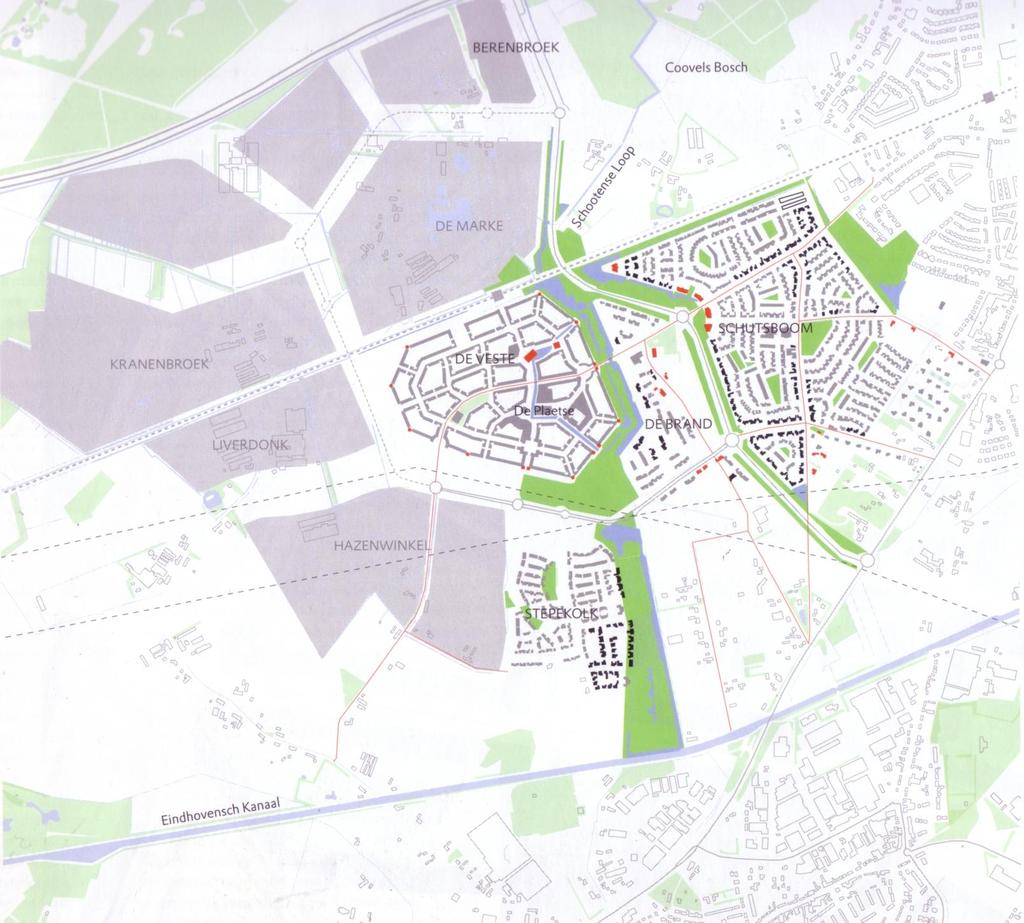 Helmond Brandevoort: De stedenbouwkundige opzet van