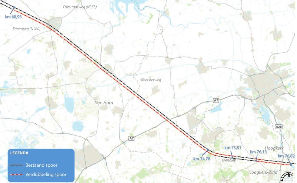 boog bij Tytsjerk wordt daartoe de verkanting 23 van het spoor aangepast om te voldoen aan de eisen van de OVS. Tevens worden daartoe aanpassingen gedaan aan de seinplaatsing 24.