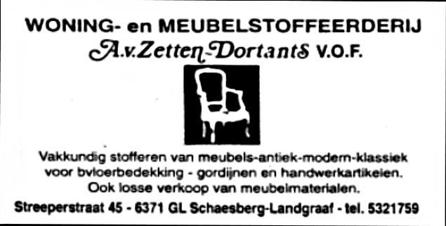 Ook losse verkoop van meubelmaterialen.