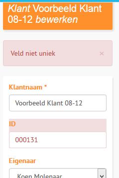 Vanaf dat moment wordt de link gelegd naar de Unit4 database en zullen