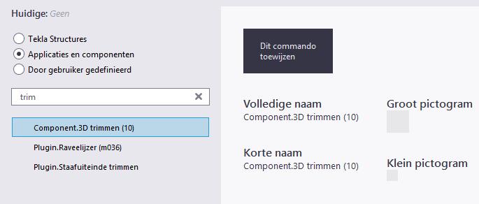 Klik op het tabblad Linten bewerken op het gewenste knoptype om het te selecteren: Basis: voeg een knop voor één enkel commando toe.