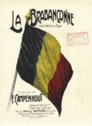 Brabant als aanvoerder revolutie Vlag is omgedraaide Brabantse vlag http://www.youtube.com/watch?v=d Chzi8N4I2c&feature=related Grondwet (bron 14 p.