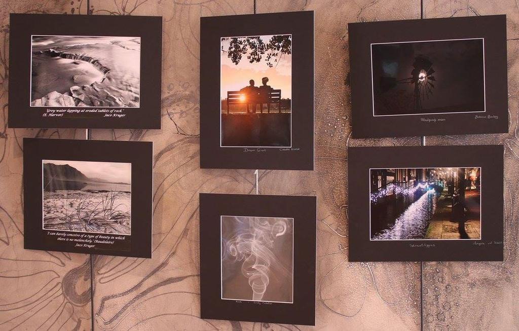 foto-uitstalling in augustus Dit het nou al gebruiklik geword dat studente van Towerlantern Fotografie jaarliks in Augustus die geleentheid kry om van hul werke uit te stal.