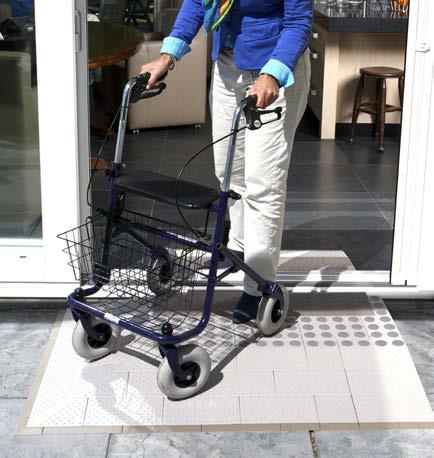 flats met een smalle gang), toepassing plateau (voor mensen in een rolstoel of scootmobiel), enz.