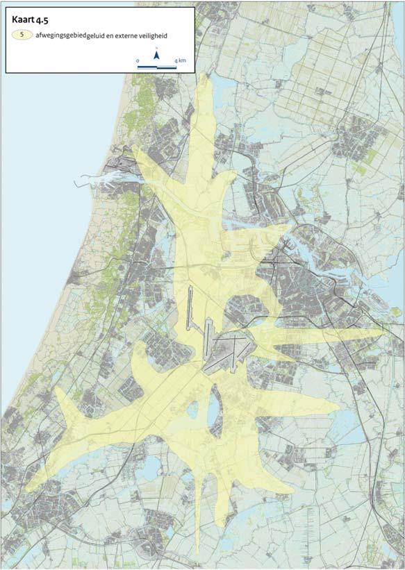 4.5 Afwegingsgebied geluid en externe veiligheid Op de kaart in bijlage 3 is het afwegingsgebied 20Ke met nummer 5 weergegeven.