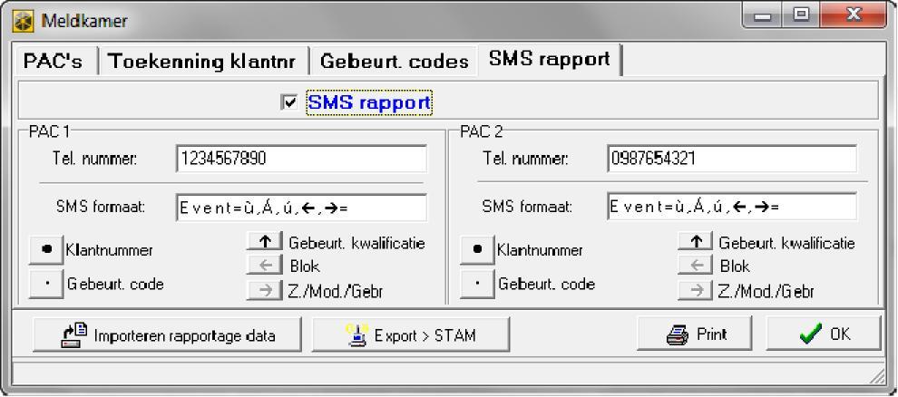 88 Programmeerhandleiding 11.1.7 Testmeldingen Een testmelding kan worden verzonden: op een specifieke tijd. De testmelding code wordt regelmatig op een bepaalde tijd verzonden.