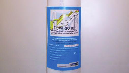 Damp- en windschermen 5 TK VARIO IQ Dampschermfolie met variabele waterdampdoorlaatbaarheid.