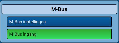 Bij een aangesloten M-Busapparaat kunnen via de button
