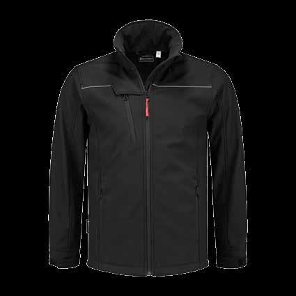 2526 2526 - Ladies Zwart Softshell jacket Uni 2522, 2526 IN DAMES EN HEREN UITVOERING 300 grams,