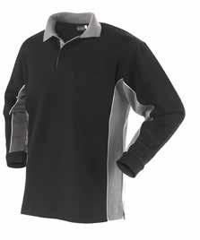 Bi-Colour Polo Sweater / Grijs / Ice contrastbies