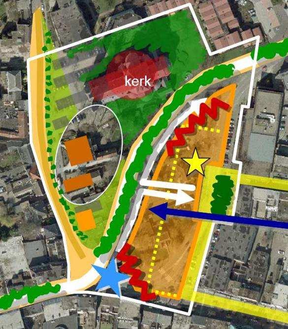 Binnen het plangebied is de herontwikkeling van het gebied Pastoor Spieringstraat, Kerkstraat, St.