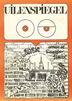 1 Het tijdschrift Uilenspiegel verscheen van 1980 tot 1986. Even nestelde de redactiegroep zich in de raadzaal van het gemeentehuis.