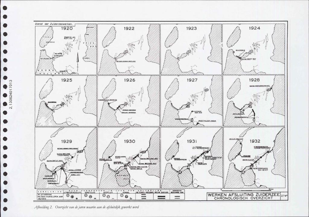 Dienst aer Zuiderzeewerken. CO O O -a- CM CO O CO CM VOLTOOID IN ATGCLOPCN JAM ^ <fi VW.