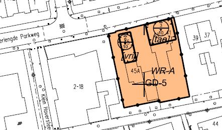 De betreffende percelen krijgen de bestemming Gemengd-5 ten behoeve van wonen, detailhandel en lichte horeca.