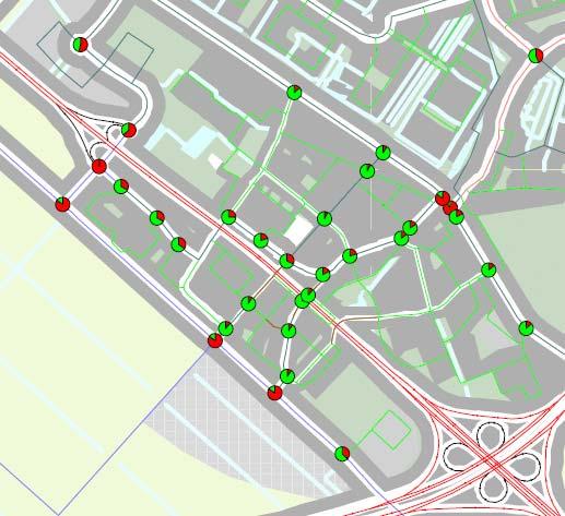 situatie - ochtendspits  situatie -