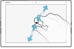 De basisaspecten onder de knie krijgen Het aanraakscherm gebruiken Tikken Een item openen of selecteren. Een selectievakje of optie in- of uitschakelen. Tekst invoeren met het virtuele toetsenbord.