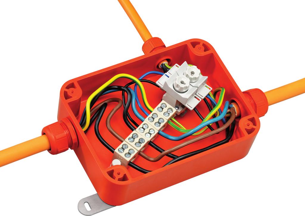 E60 / E90 conform DIN 4102 deel 12, te gebruiken als distributiedoos met