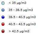 PM10- en PM2,5-concentraties zijn sterk aan elkaar gerelateerd.