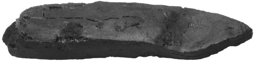 761 Koperen fibula en losse fibulanaald Br-54-98, Huis 47. 50 x 11 x 15 mm (fibula), 30x2x2mm (naald). Romeinse Tijd, 2e eeuw n.chr. (zie Böhme 1972, 14-15).