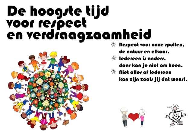 Nieuwsbrief december 2015 ICO Thema van de maand december en januari: Respect.