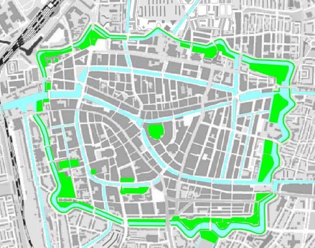 Figuur 2.44 Groen- en waterstructuur 2.3 Inventarisatie van het plangebied Voorafgaand aan het opstellen van het bestemmingsplan 'Binnenstad' heeft een inventarisatie plaats gevonden.