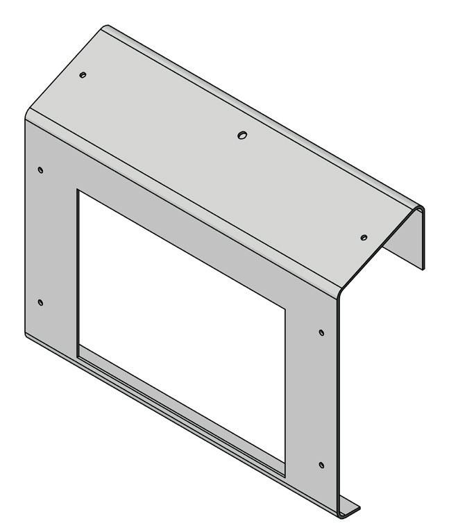 Bouwbeschrijving 7.37 3 Buig het stuk aluminium aan de hand van het buigsjabloon (pagina 7).